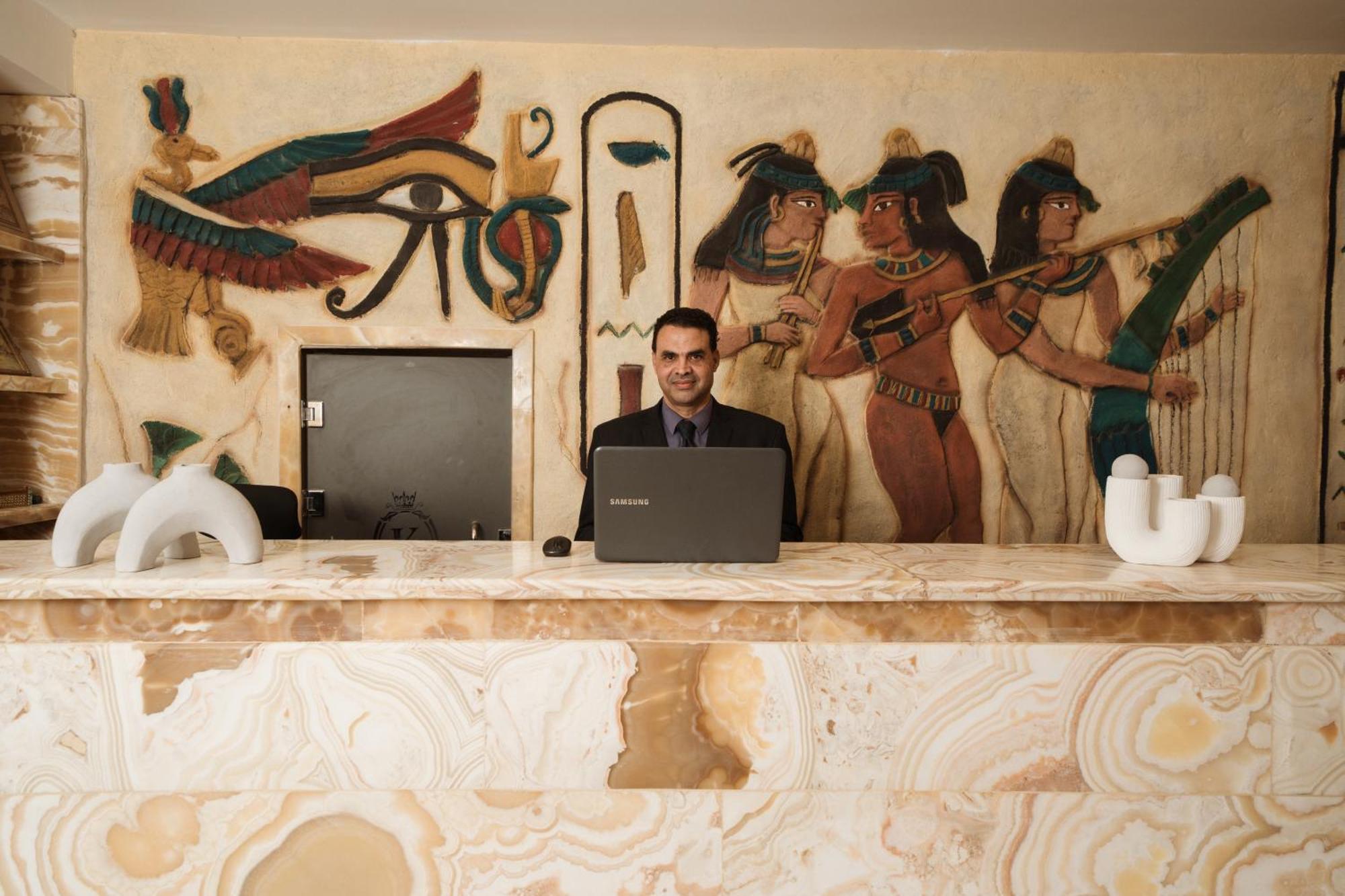 King Pyramids View Hotel Kafret el-Gabal Zewnętrze zdjęcie