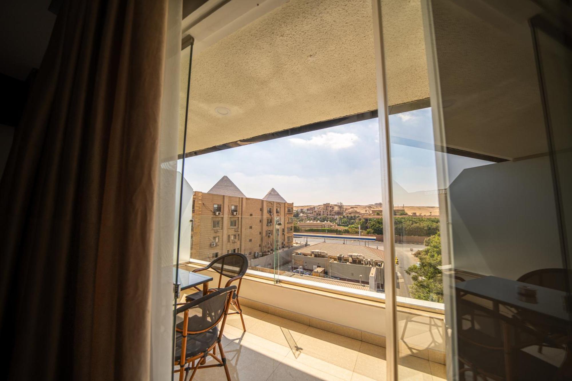 King Pyramids View Hotel Kafret el-Gabal Zewnętrze zdjęcie