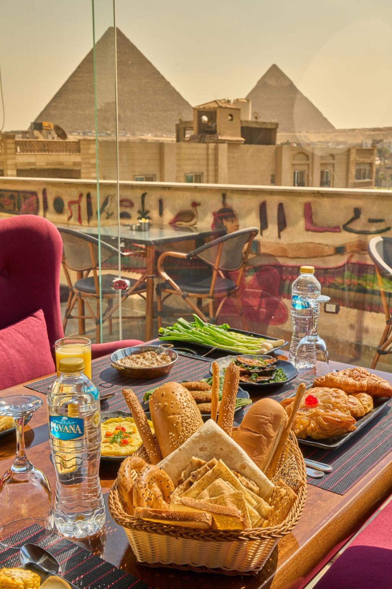 King Pyramids View Hotel Kafret el-Gabal Zewnętrze zdjęcie